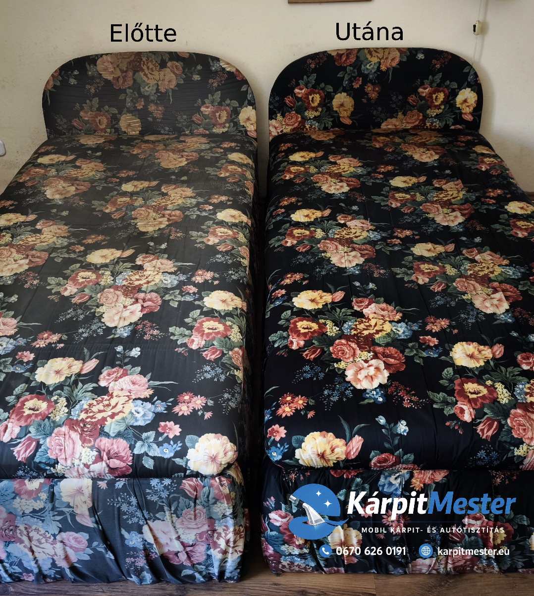 40 éves ágy előtte-utána